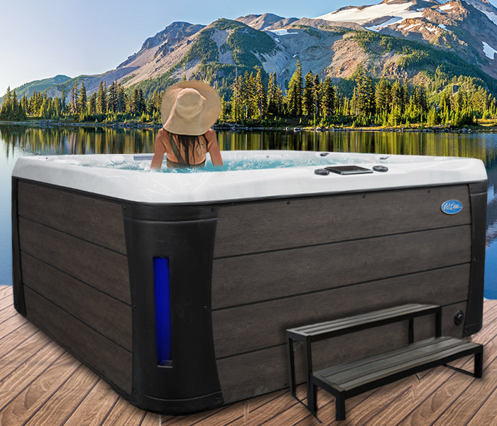 Calspas hot tub being used in a family setting - hot tubs spas for sale Kansas City